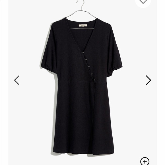 Madewell Cross-Front Button Dress - Picture 4 of 9